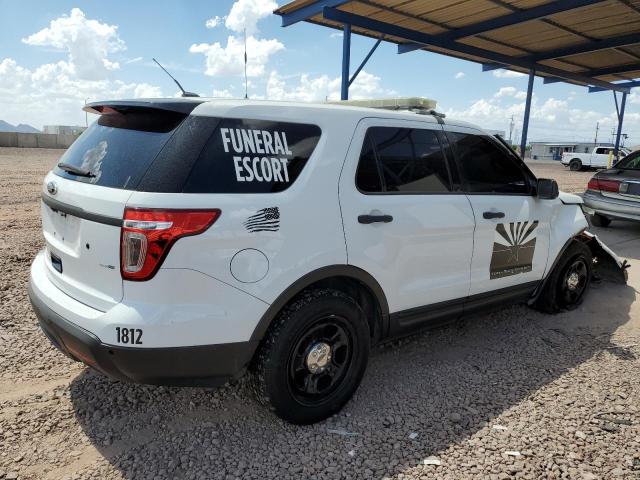 1FM5K8AR9EGC61651 - 2014 FORD EXPLORER POLICE INTERCEPTOR WHITE photo 3