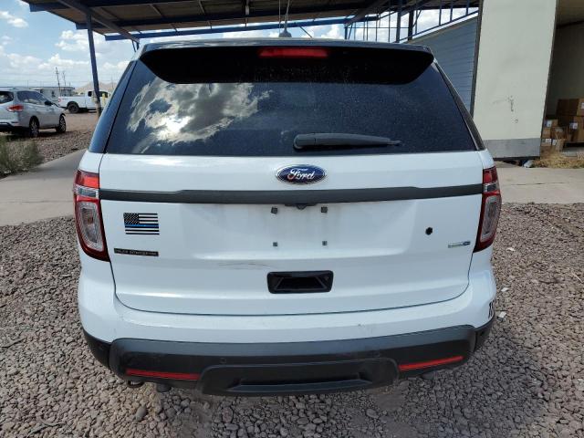 1FM5K8AR9EGC61651 - 2014 FORD EXPLORER POLICE INTERCEPTOR WHITE photo 6