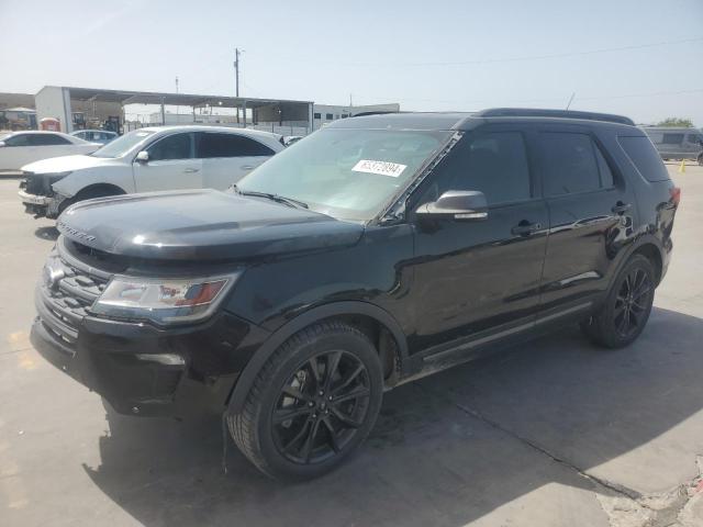 1FM5K7D87JGA54957 - 2018 FORD EXPLORER XLT BLACK photo 1