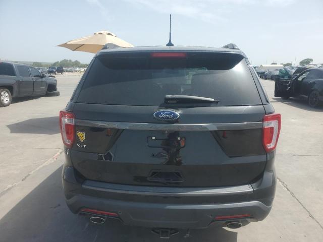 1FM5K7D87JGA54957 - 2018 FORD EXPLORER XLT BLACK photo 6