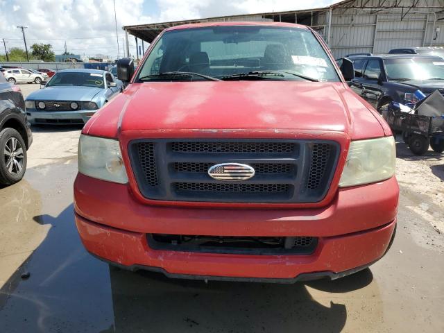 1FTRX12WX5FA89686 - 2005 FORD F150 RED photo 5