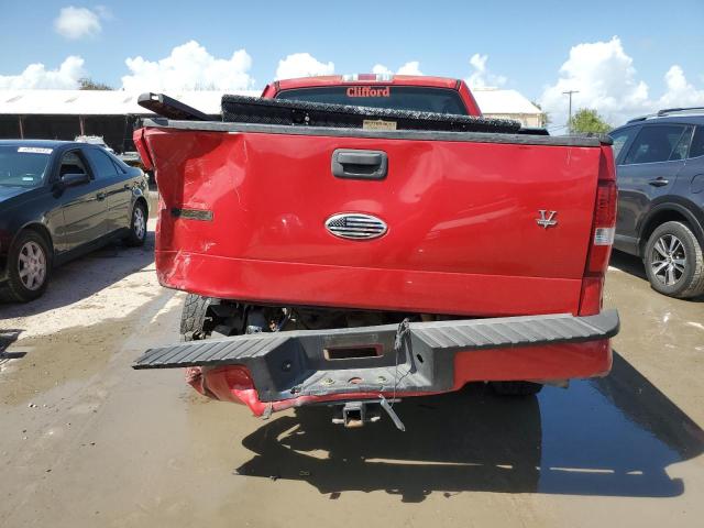 1FTRX12WX5FA89686 - 2005 FORD F150 RED photo 6