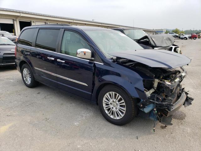 2C4RC1CG5DR536242 - 2013 CHRYSLER TOWN & COU TOURING L BLUE photo 4