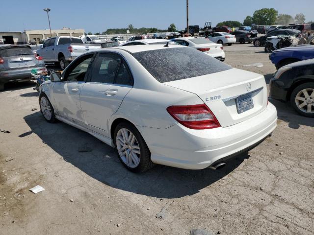 WDDGF54X99R042487 - 2009 MERCEDES-BENZ C 300 WHITE photo 2