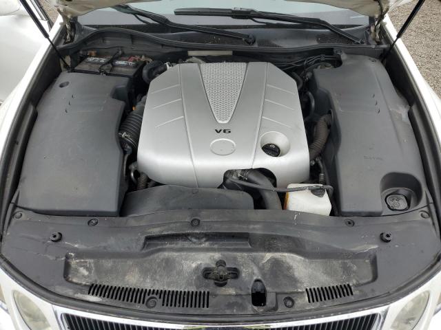 JTHBE96S970008646 - 2007 LEXUS GS 350 WHITE photo 11