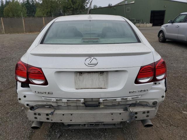 JTHBE96S970008646 - 2007 LEXUS GS 350 WHITE photo 6