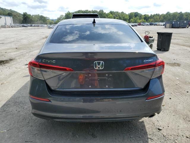 2HGFE2F53PH508898 - 2023 HONDA CIVIC SPORT GRAY photo 6