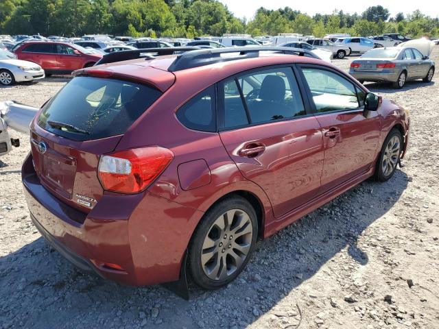 JF1GPAL61E8288805 - 2014 SUBARU IMPREZA SPORT PREMIUM BURGUNDY photo 3