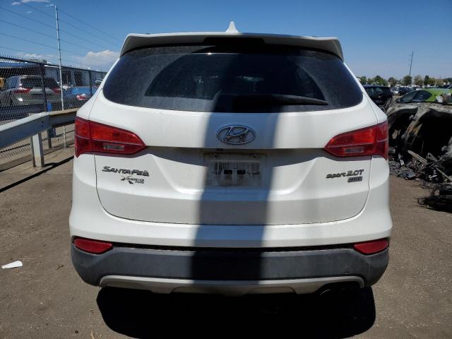 5XYZUDLA5EG183131 - 2014 HYUNDAI SANTA FE S WHITE photo 6