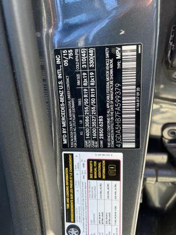 4JGDA5HB7FA599379 - 2015 MERCEDES-BENZ ML 350 4MA CHARCOAL photo 10