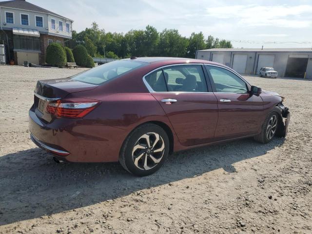 1HGCR2F75GA007504 - 2016 HONDA ACCORD EX BURGUNDY photo 3