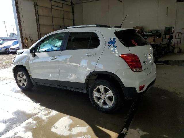 KL7CJPSB0MB339298 - 2021 CHEVROLET TRAX 1LT WHITE photo 2