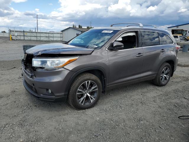 5TDJKRFH4FS158105 - 2015 TOYOTA HIGHLANDER XLE CHARCOAL photo 1