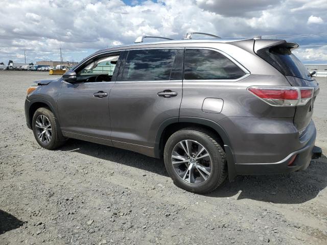 5TDJKRFH4FS158105 - 2015 TOYOTA HIGHLANDER XLE CHARCOAL photo 2