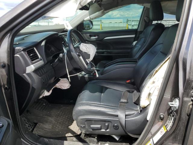 5TDJKRFH4FS158105 - 2015 TOYOTA HIGHLANDER XLE CHARCOAL photo 7