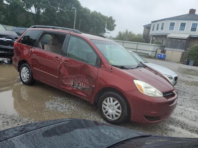 5TDZA23C65S238915 - 2005 TOYOTA SIENNA LE CE RED photo 4