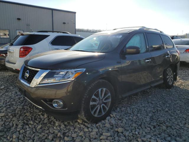 5N1AR2MM8FC646361 - 2015 NISSAN PATHFINDER S 棕色 照片 2