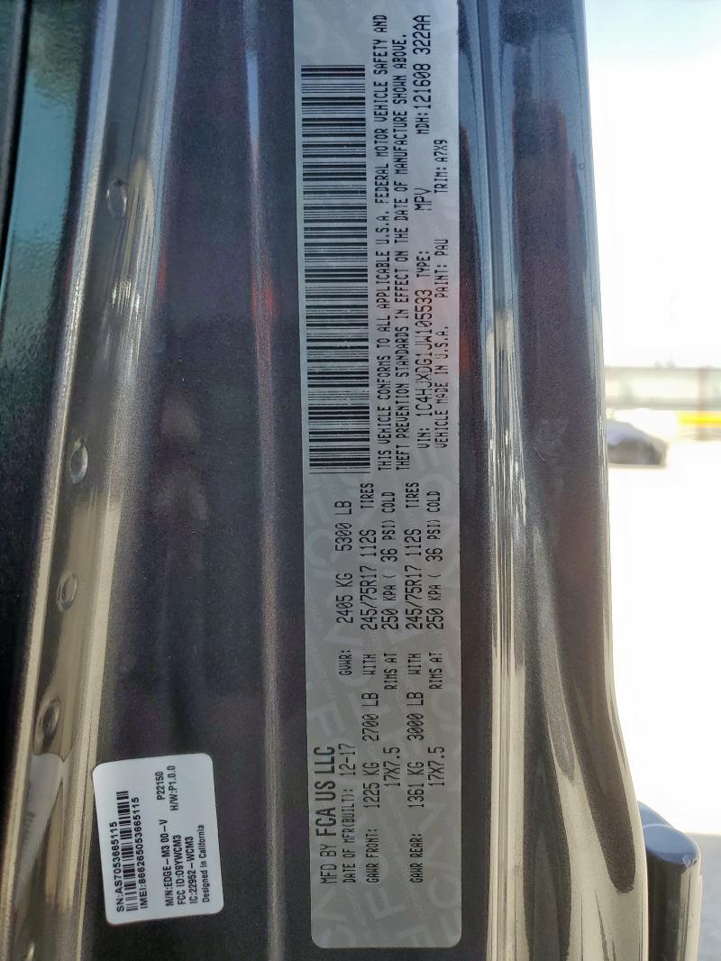 1C4HJXDG1JW105533 - 2018 JEEP WRANGLER U SPORT Grafit fotoğraf 13