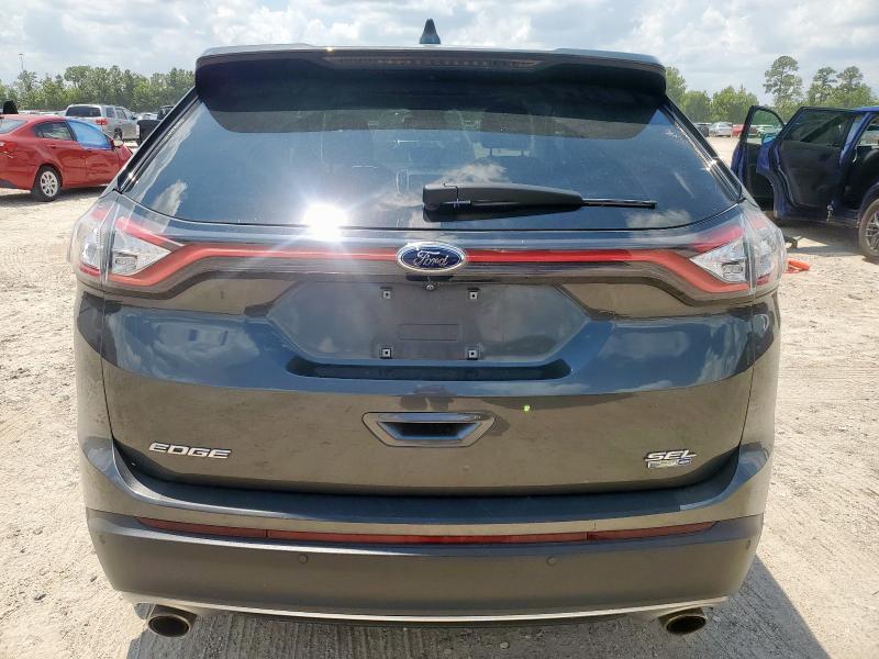 2FMPK4J95JBB93013 - 2018 FORD EDGE SEL GRAY photo 6