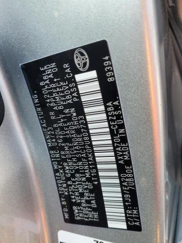 4T1G11AK0PU807733 - 2023 TOYOTA CAMRY SE NIGHT SHADE SILVER photo 13