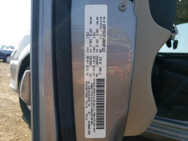 2C4RC1BG1ER124953 - 2014 CHRYSLER TOWN & COU TOURING SILVER photo 13