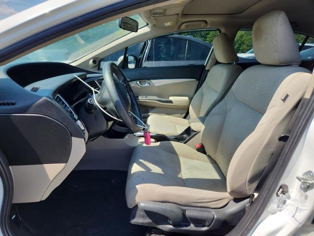 19XFB2F81FE299110 - 2015 HONDA CIVIC EX WHITE photo 7