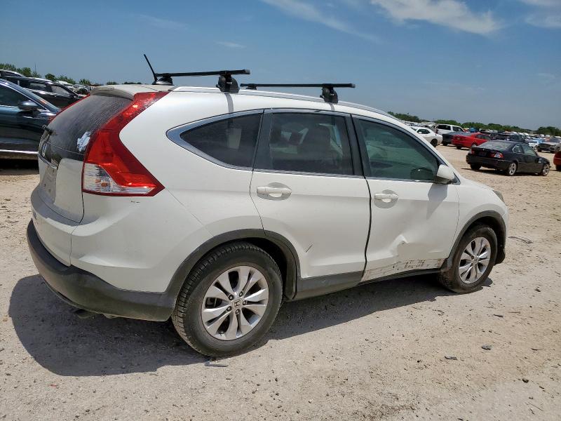 5J6RM3H76DL019679 - 2013 HONDA CR-V EXL WHITE photo 3