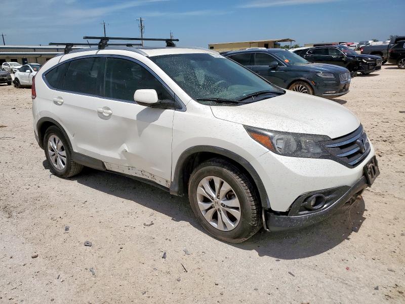 5J6RM3H76DL019679 - 2013 HONDA CR-V EXL WHITE photo 4