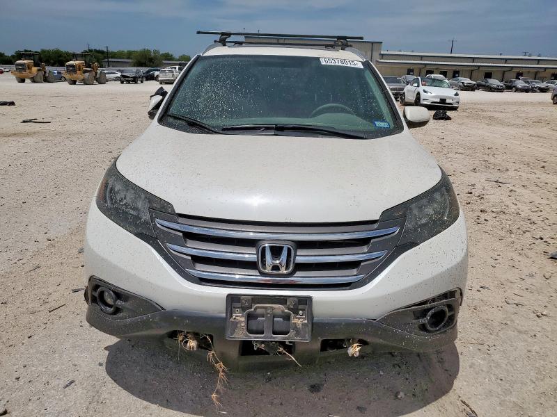 5J6RM3H76DL019679 - 2013 HONDA CR-V EXL WHITE photo 5