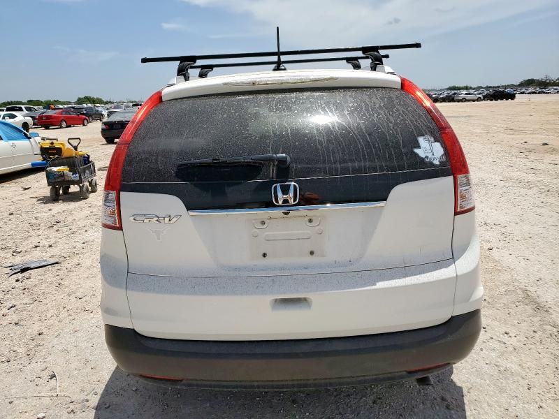 5J6RM3H76DL019679 - 2013 HONDA CR-V EXL WHITE photo 6