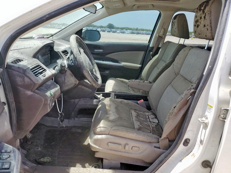 5J6RM3H76DL019679 - 2013 HONDA CR-V EXL WHITE photo 7