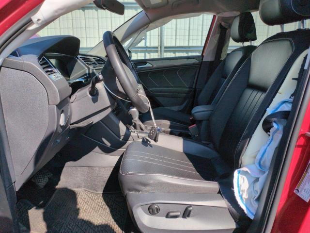 3VV2B7AX8NM122344 - 2022 VOLKSWAGEN TIGUAN SE أحمر صورة 7