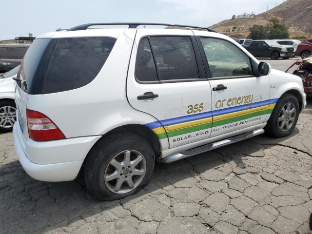 4JGAB72E41A239929 - 2001 MERCEDES-BENZ ML 430 თეთრი ფოტო 3