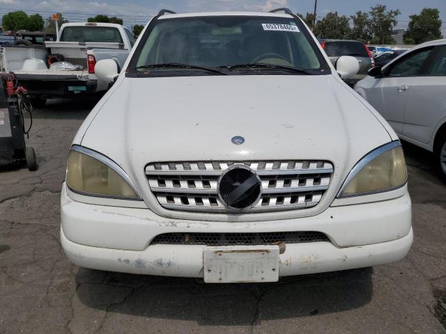 4JGAB72E41A239929 - 2001 MERCEDES-BENZ ML 430 თეთრი ფოტო 5
