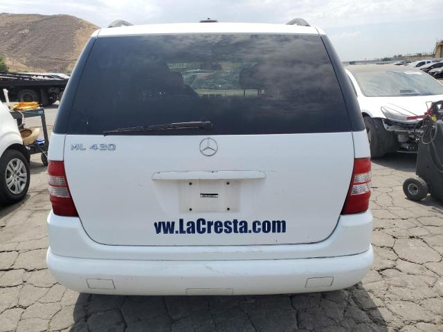 4JGAB72E41A239929 - 2001 MERCEDES-BENZ ML 430 თეთრი ფოტო 6