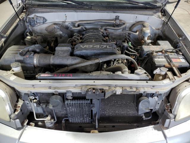 5TBBT44145S470149 - 2005 TOYOTA TUNDRA ACCESS CAB SR5 SILVER photo 11