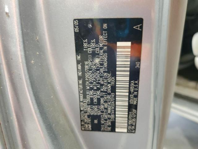 5TBBT44145S470149 - 2005 TOYOTA TUNDRA ACCESS CAB SR5 SILVER photo 13