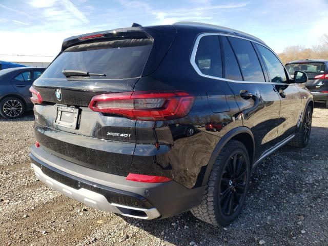 5UXCR6C07L9B00406 - 2020 BMW X5 XDRIVE40I BLACK photo 4