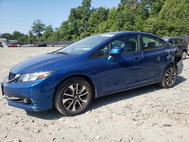 19XFB2F95DE214758 - 2013 HONDA CIVIC EXL ლურჯი ფოტო 1