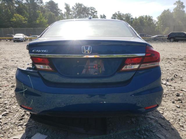 19XFB2F95DE214758 - 2013 HONDA CIVIC EXL ლურჯი ფოტო 6