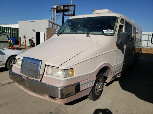 1FDKE30L9GHC09282 - 1987 FORD ECONOLINE E350 CUTAWAY VAN BEIGE photo 2