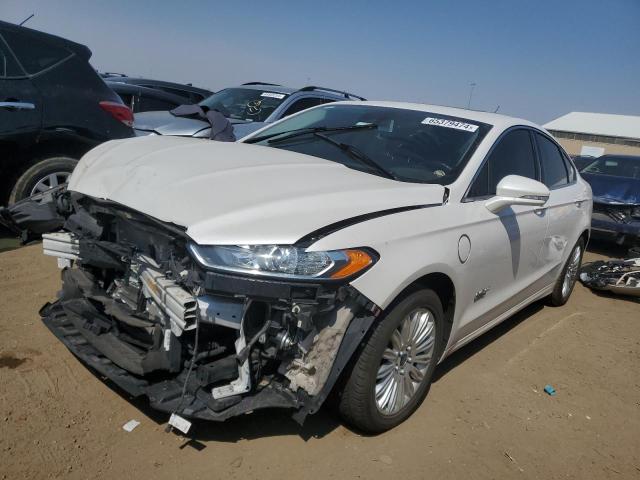 3FA6P0SU9DR351457 - 2013 FORD FUSION TITANIUM PHEV WHITE photo 1