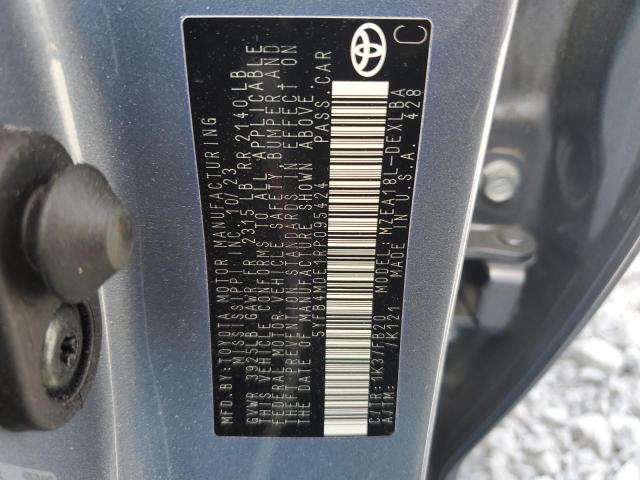 5YFB4MDE1RP095424 - 2024 TOYOTA COROLLA LE 蓝色 照片 12