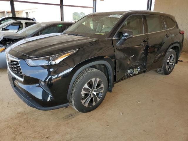 5TDGZRAH9NS538455 - 2022 TOYOTA HIGHLANDER XLE BLACK photo 1