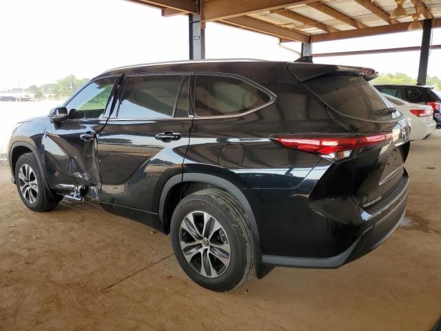 5TDGZRAH9NS538455 - 2022 TOYOTA HIGHLANDER XLE BLACK photo 2