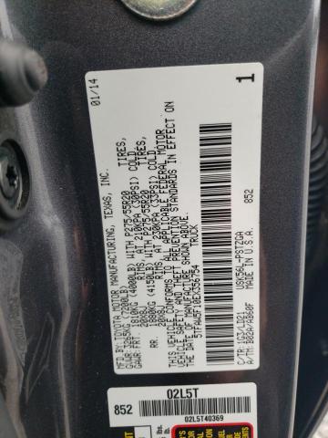 5TFAW5F10EX356754 - 2014 TOYOTA TUNDRA CREWMAX PLATINUM Boz foto 12