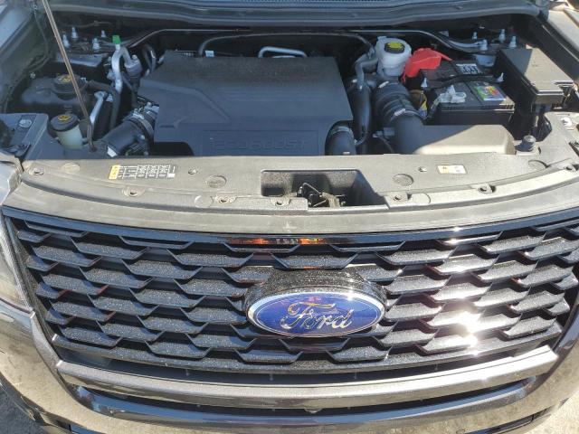 1FM5K8GT9KGA90186 - 2019 FORD EXPLORER SPORT رمادي صورة 12