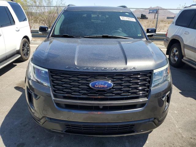 1FM5K8GT9KGA90186 - 2019 FORD EXPLORER SPORT رمادي صورة 5