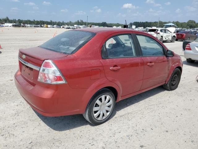 KL1TD5DE4AB053320 - 2010 CHEVROLET AVEO LS RED photo 3