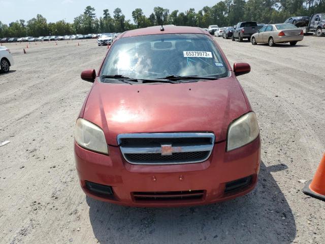 KL1TD5DE4AB053320 - 2010 CHEVROLET AVEO LS 红色 照片 5